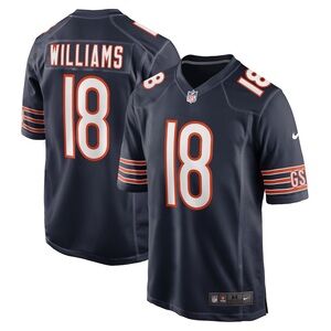 NWOT Men's Chicago Bears Caleb Williams Nike Navy Player Game Jersey, Men’s XL